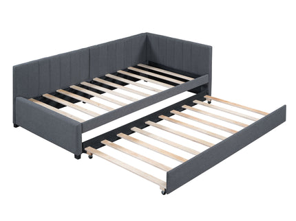 Upholstered Daybed, Sofa Bed Frame, No Box Spring Needed