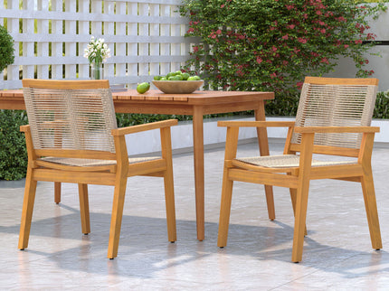 Outdoor Rope Dining Chair (Set of 2)