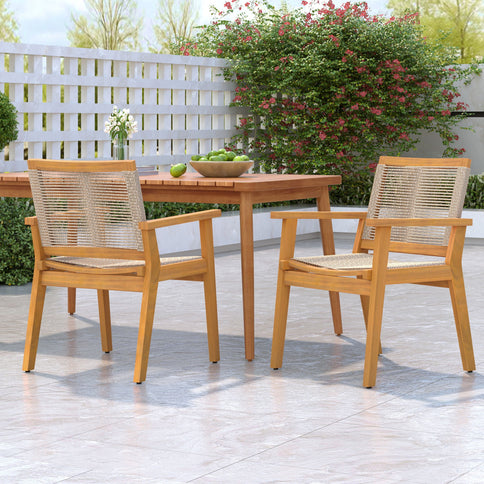 Outdoor Rope Dining Chair (Set of 2)