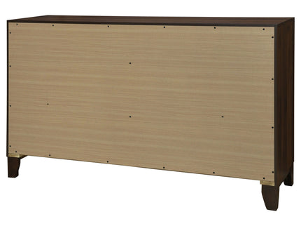 Anza - 6 Drawer Dresser Cabinet - Walnut