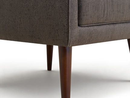 Leisure Chair With Curved Backrest