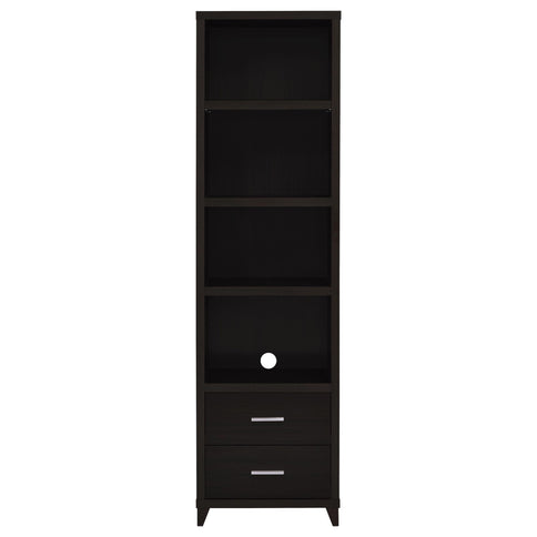 Barnaby - 4 Piece Rectangular Entertainment Center - Cappuccino