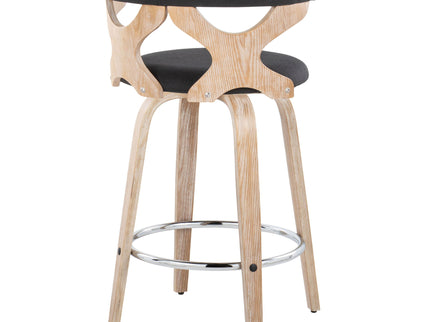 Gardenia - Mid Century Modern Fixed Height Counter Stool With Swivel (Set of 2)