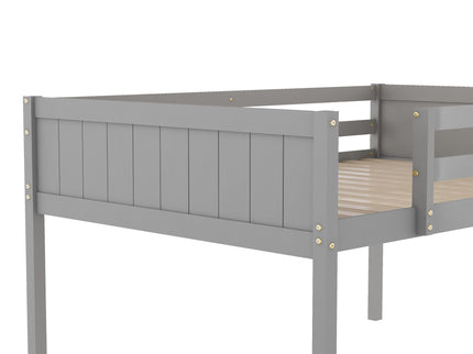Low Loft Bed With Adjustable Ladder