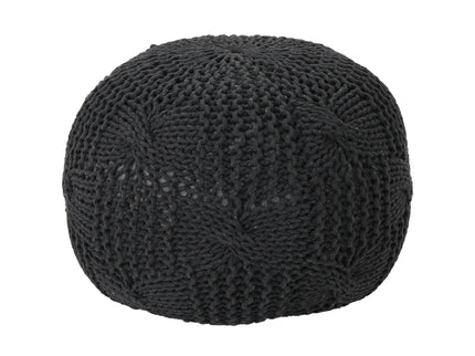 Bordeaux - Knitted Round Pouf
