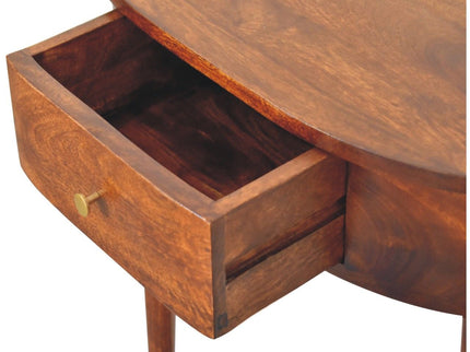 Backless Mounted Console - Brown