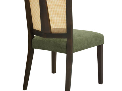 Mid Century Rattan Dining Chair Without Arms Set