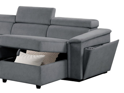 Harvey - Power Recliner Sleeper Sectional