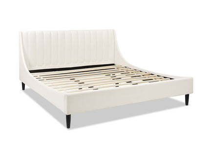 Aspen - Vertical Tufted Modern Headboard Platform Bed Set