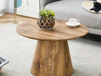 Circular Coffee Table With Adjustable Feet