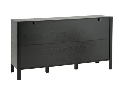 Colored Fluted Sideboard With 3 Doors And 1 Drawer