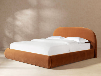 Archie Puffy Grounded - Upholstered Platform Bed