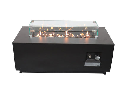 Outdoor Fire Pit Table With Lid, Fuel Versatility