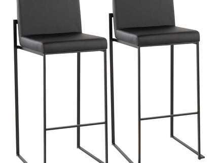 Fuji - Contemporary High Back Barstool Elegant Design