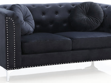 Stylish Sloped Arm Loveseat