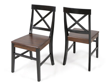 Plethora - Dining Chair With X Shaped Back (Set of 2)