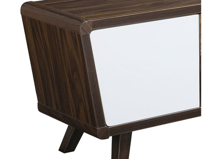 2 Door TV Console With Storage - Walnut