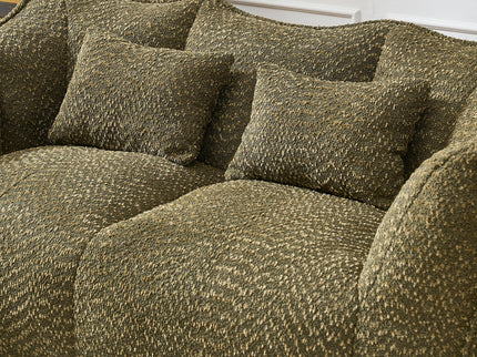 Comfortable Dual Beanbag Chair With High Resilience Foam Core For 2 People