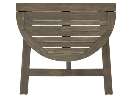 Outdoor Half Round Folding Acacia Wood Bistro Table