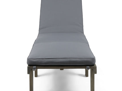 Ariana - Wood Chaise Lounge With Cushion