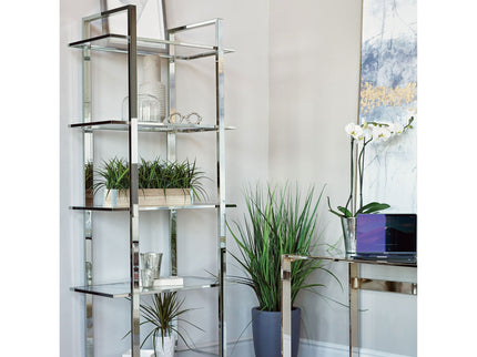 Colfax - 5 Shelf Bookshelf - Clear