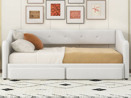Upholstered Daybed With 2 Drawers