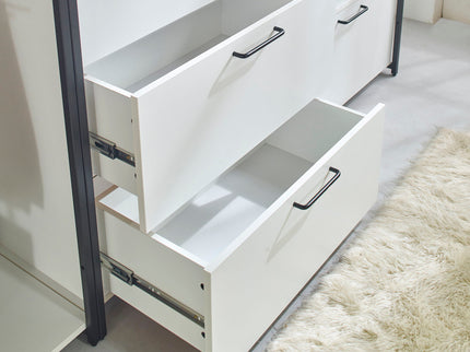 Fiona - Freestanding, Walk-In Closet System - White - Wood