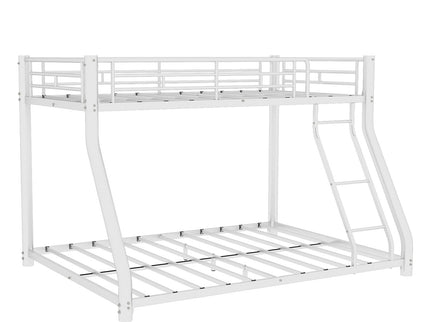 Twin Over Full Bunk Bed - White