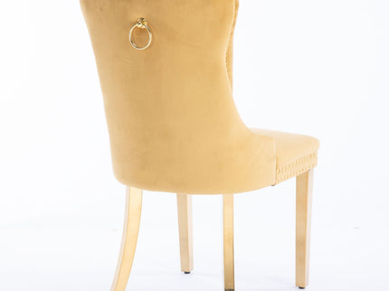 Nikki - Modern, High-End Tufted Dining Chair (Set of 2)