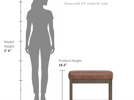 Milltown - Upholstered Ottoman Bench