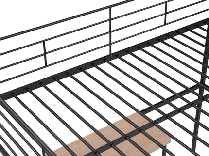 Loft Bed With Desk And Lateral Storage Ladder