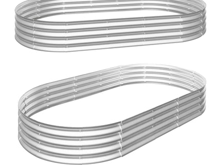 Heavy Duty Galvanized Raised Garden Bed Kit For Vegetables, Flowers & Herbs