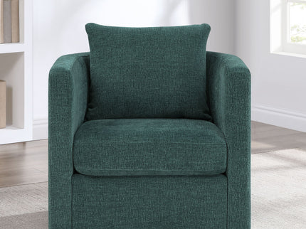 Sutton - Swivel Barrel Chair - Peacock