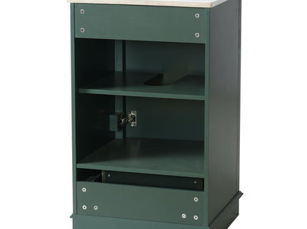 20" Bathroom Vanity With Sink, 1 Drawer, Freestanding Single Set