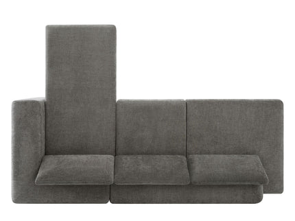 L-Shaped Modular Sofa With Double Layer Cushion
