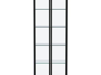 Nevra - 4 Shelf Display LED Curio Cabinet