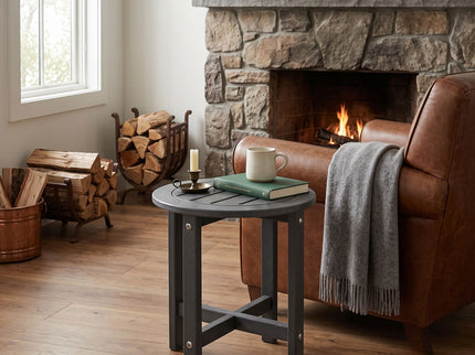 Round Outdoor Side Table