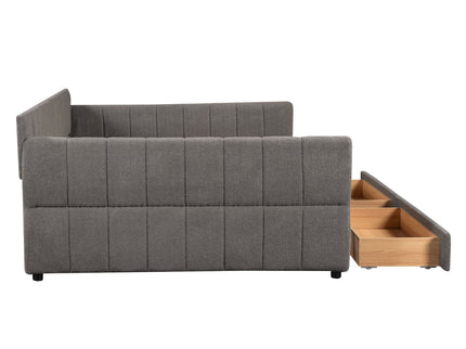 Upholstered Platform Bed With USB Charging