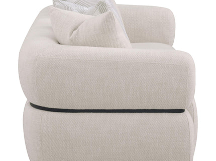 Ramsay - Round Arm Sofa - Beige