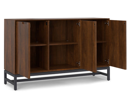 Banting - 3 Door Sideboard Buffet With Adjustable Shelves - Natural Walnut