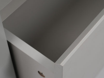 Freestanding Bathroom Vanity With Ceramic Sink, 2 Full Extension Drawers