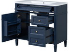 Blue / Right Side Drawers
