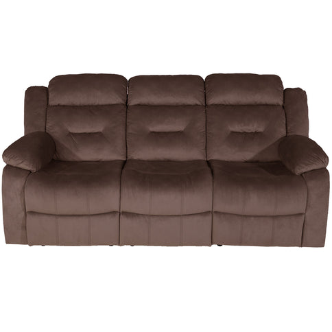 Contemporary Living Room Set With Pillow Arms And Headrest Support