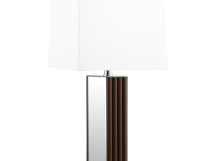 Echolls - Lamp With Scalloped Accents And Mirror Detail