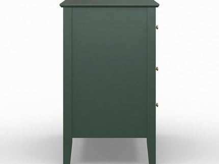 Fluted 3 Drawer Nightstand With Soft Close Slides