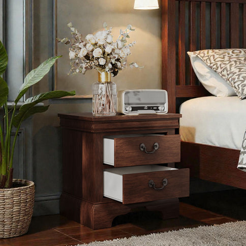 Nightstand With 2 Drawers