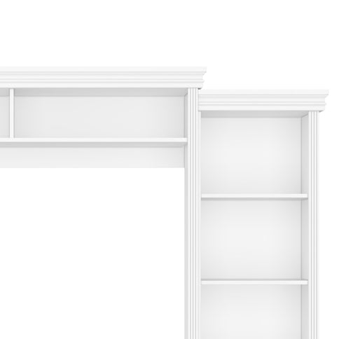 Elegant Entertainment Center Wall Unit With Bookshelves