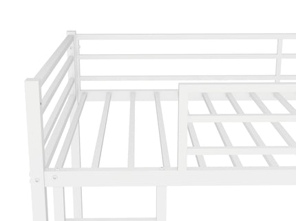 Bunk Bed With Noise Reduction And Safety Guardrail