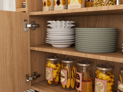 Multi Functional Folding Table With Storage Shelves And Wheels