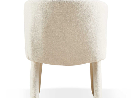 Modern Accent Chair Brown Single Sofa Chair, Upholstered Side Chair Teddy Comfy Chair For Dining Room / Bedroom / Living Room / Reception